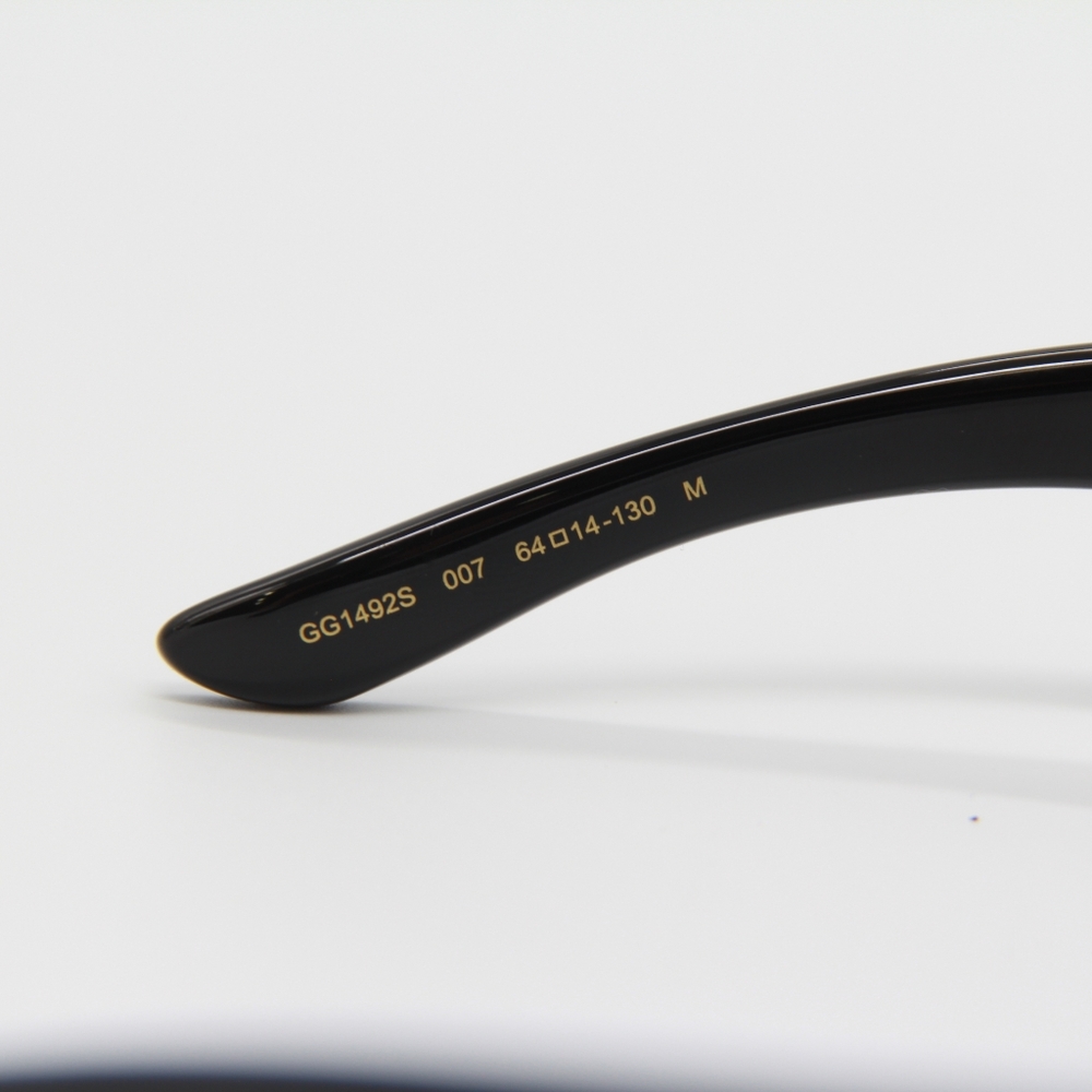 NEW GUCCI SUNGLASSES GG1492S BLACK UNISEX EYEWEAR - Picture 10 of 13